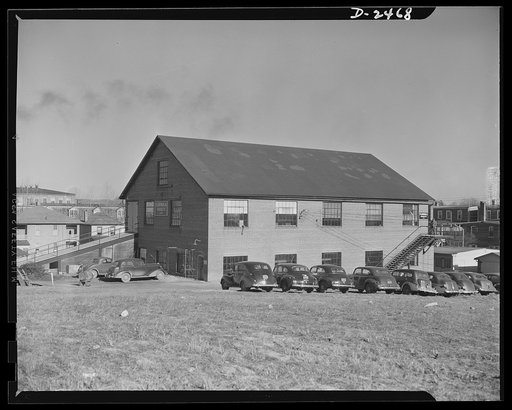 Conversion. Floor waxer plant. Formerly producing floor waxing and polishing machines, this small Eastern factory is now one of the America's myriad plants devoted to production of small machine parts for war purposes. Foreseeing possibilities of shortage of aluminum (necessary for polishing equipme