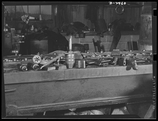 Subcontracting (Braden and Van Fossen Works). The speedy equipping of the armies of democracy depends upon using effectively and immediately the skill of thousands of men in shops such as the Braden and Van Fossen Works, in Staunton, Virginia. These are special jigs and other tools made up in the sh