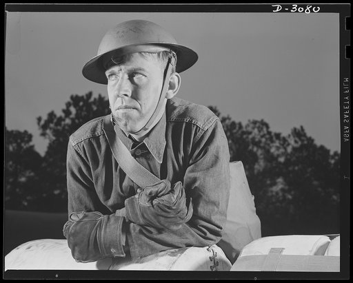 Fort Story coast defense. It's his job to fight; ours to give him the weapons--unceasing supplies of tanks, guns, ammunition...