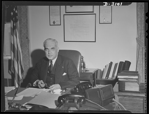Paul V. McNutt, issuing his statement at April 20, 1942 press conference, upon his appointment as chairman of the War Manpower Commission