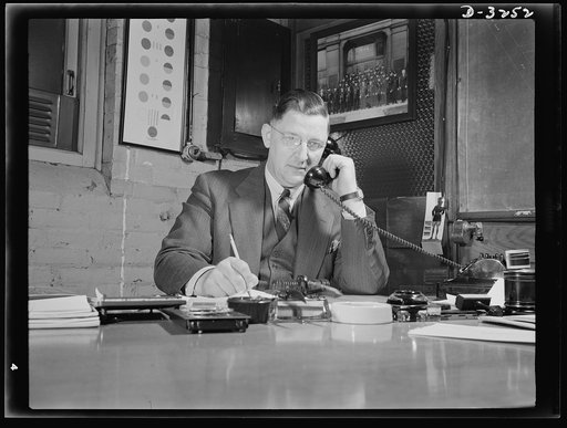 E. W. Gray, chief of plant protection at the White Motor Company, Cleveland, Ohio