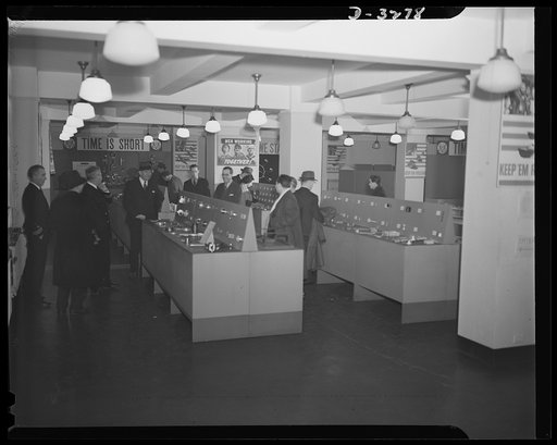 Bits and pieces display. O.C.D. small parts display at WPB (War Production Board) office, 122 E. 42nd Street, New York City