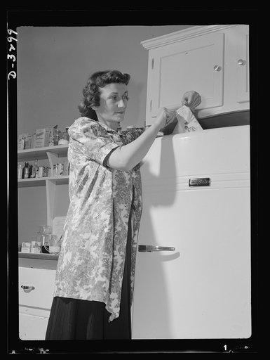 Conservation of durable goods. Try this on your refrigerator. Close the door on a slip of paper or a dollar bill. If you can pull the paper out, you are wasting valuable electric power. Have the gasket (the strip that lines the edge of the door) tightened or replaced immediately, and help Uncle Sam 