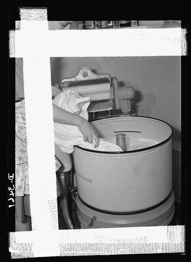 That line on the inside of your washing machine is a load line and it means just that. After your laundry is in the tub, the entire load should not exceed the line. If you overload, you'll find water running down into the motor where it will cause rust and decrease the motor's efficiency