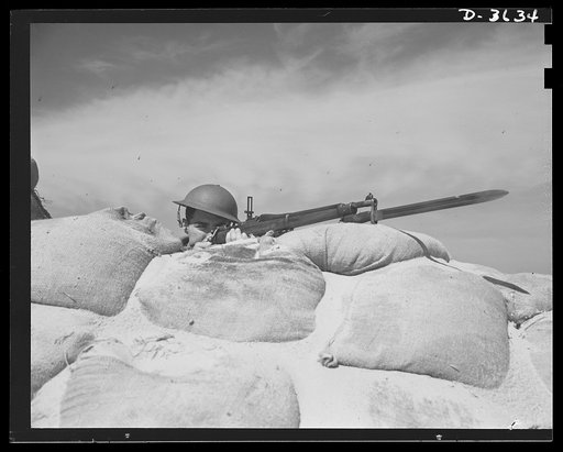 Fort Story coast defense. It's his job to fight, ours to keep him supplied with the weapons of war