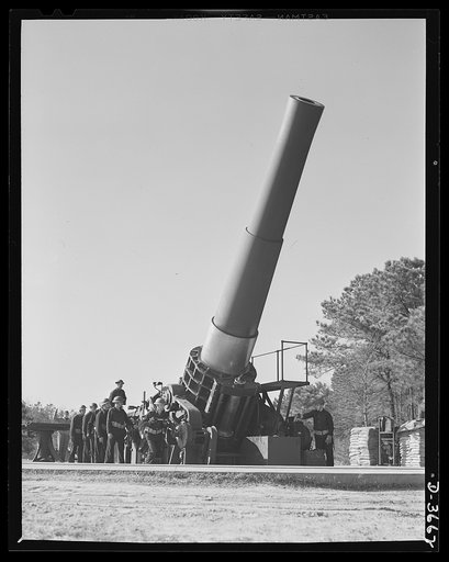 Fort Story coast defense. The men and guns defending America. Fort Story, Virginia