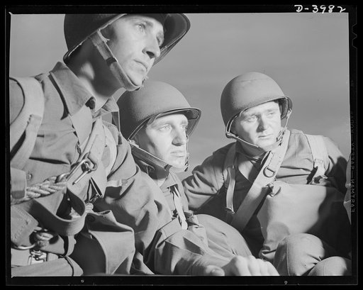 Fort Benning. Parachute troops. These student paratroopers at Fort Benning, Georgia take to their jobs like ducks to water. Their performance has the snap and style of veteran troopers, and they have a few tricks up their sleeves to surprise the Axis