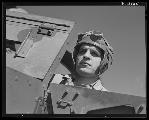 Fort Benning. Armored forces personnel. Soldier of the armored forces. After he has completed his training at Fort Benning, Georgia, he'll know a lot of new ways to put the heat on the Axis