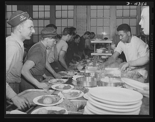 Production. Milling machines and machine castings. At mealtimes clear around the clock, four company restaurants provide food for the employees. Location: a large Midwest machine tool plant