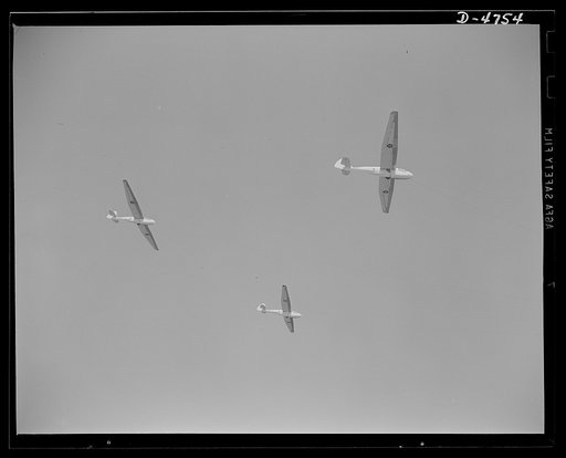 Parris Island. Marine Corps gliders. Leave it to the Marines to make the best of all the new fighting tools. Gyrene glider pilots in training at Page Field, Parris Island, South Carolina take a six-week course during which each student must complete 1000 successful takeoffs and landings. The plane i