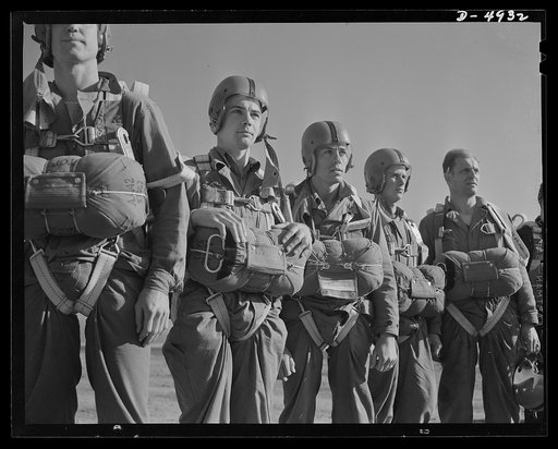 Fort Benning paratroopers. One of the toughest of American soldiers is the paratrooper, a man who touches ground fighting These infantrymen of the skies in training at Fort Benning, Georgia will perform many important chores for the Army