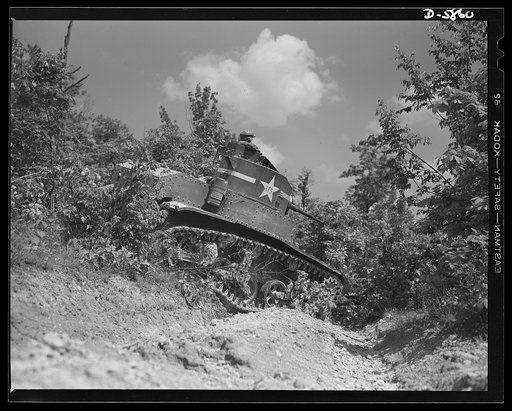 Fort Knox, Kentucky. Light tanks. This light tank, used at Fort Knox, Kentucky, for training and hardening crews for the armored forces, is helping to turn out fighters who will give the Axis some new ideas of what trouble really is