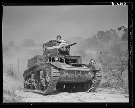 Fort Knox, Kentucky. Light tanks. This light tank, used at Fort Knox, Kentucky, for training and hardening crews for the armored forces, is helping to turn out fighters who will give the Axis some new ideas of what trouble really is