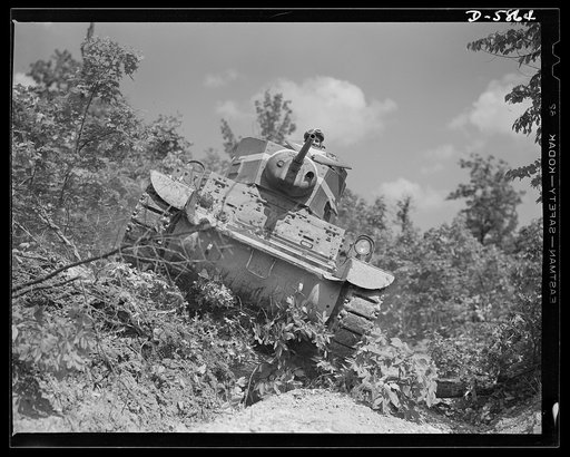 Fort Knox, Kentucky. Light tanks. This light tank, used at Fort Knox, Kentucky, for training and hardening crews for the armored forces, is helping to turn out fighters who will give the Axis some new ideas of what trouble really is