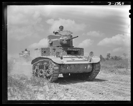 Fort Knox, Kentucky. Light tanks. The light tanks used at Fort Knox, Kentucky, for training and hardening crews for our armored forces, are graduating tough, competent "tankers" who will soon be giving the Axis some pointers on modern warfare