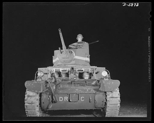 Fort Knox, Kentucky. Light tanks. Tough soldiers all. The men of this light tank crew, in training near Fort Knox, Kentucky, are getting the experience and the hardening needed to break the Axis
