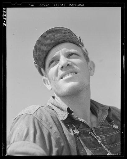 Fort Knox. Electric power line construction. The electrical industry of America relies largely on the "broadback" or lineman, to bring its power to the places where it is needed. This man is working on the construction of a transmission line to Fort Knox, Kentucky, where American soldiers are traini