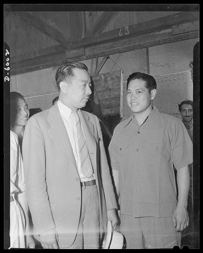 First Chinese seamen granted shore leave in wartime America. Chinese seamen on United Nations' vessels may now obtain shore leave in American ports. Heretofore, because of the large number of desertions by Chinese crew members, alien seamen of Chinese nationality have been detained on board when the