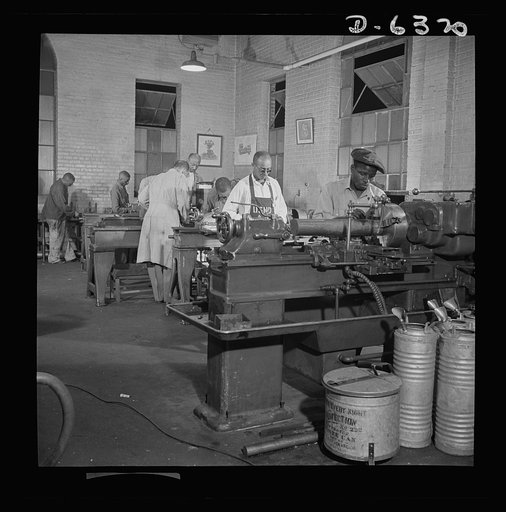 Training. Work Projects Administration (WPA) vocational school. Well-equipped machine shops and competent teachers help make competent war workers at this WPAd vocational training school in Washington, D.C. A large percentage of the students of this school are absorbed by war industries immediately 
