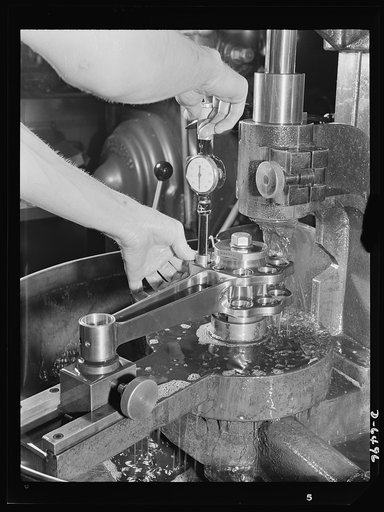 Production. Pratt and Whitney airplane engines. Careful inspections between honings assure compliance with rigid standards in making the master piston rods for Pratt and Whitney airplane engines. The superior performance of the engines, in which rods like this are used, depends upon faithful adheren