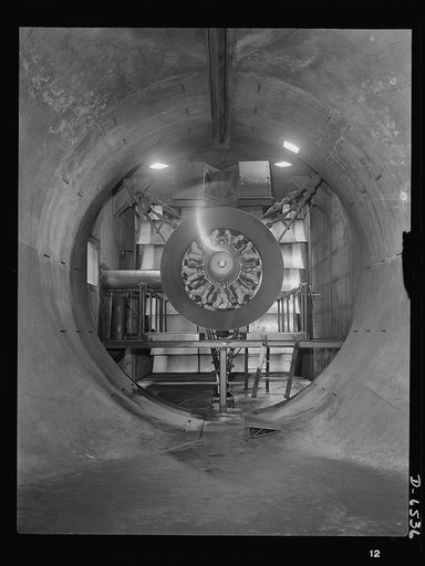 Production. Pratt and Whitney airplane engines. A new Pratt and Whitney airplane motor running on a test stand at a large Eastern plant. Before being shipped to one or another of our aircraft factories, the engine must demonstrate its ability to meet rigid Air Force requirements. Pratt and Whitney A