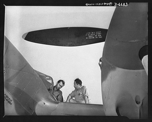 Production. Lockheed P-38 pursuit planes. New Lockheed P-38 pursuit ships receive final inspections and adjustments on assembly lines outside a large Western aircraft plant. After these operations, the ships will be taken out for routine test flights. If the flights prove satisfactory, the new plane