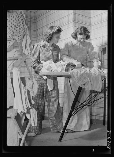 Health measures for low home temperatures. Down goes the thermometer and out comes flannel nightclothes, almost like the kind grandpa used to wear, as government workers in Washington D.C. dress for the sixty-five degree maximum temperature recommended by the fuel oil limitation order