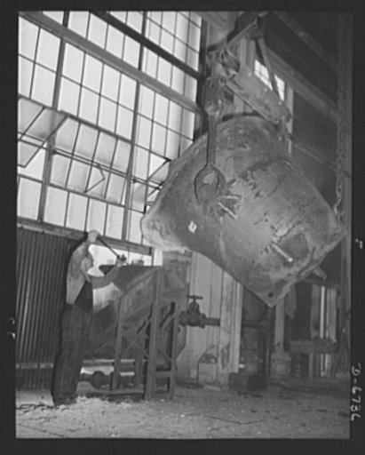Production. Tin smelting. A sample of slag from one of the furnaces of a Southern tin smelting plant is tested to determine its tin content. After it has cooled, the sample is sent to the plant laboratory for analysis. At this smelter, the most modern plant of its kind in the world, pure tin is extr