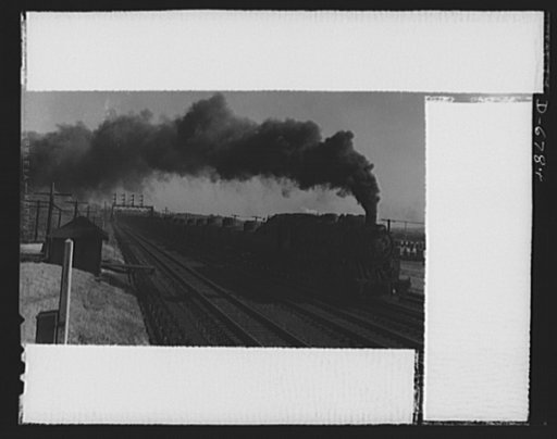 Transportation. Tank cars. This train of tank cars on the Baltimore and Ohio Railroad illustrates the new plan for solid-train movement of oil. The plan cuts down the time consumed in the previous turn-around of tank car equipment, making more cars available to haul oil to the East