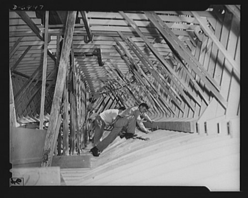 Production. Motor torpedo boats (wooden). Wooden motor torpedo boats for the Navy are built of prefabricated parts and sections in a large Southern shipyard. These fast seventy-eight-footers are built under roof and moved to a nearby waterway for launching and fitting. Higgins Industries
