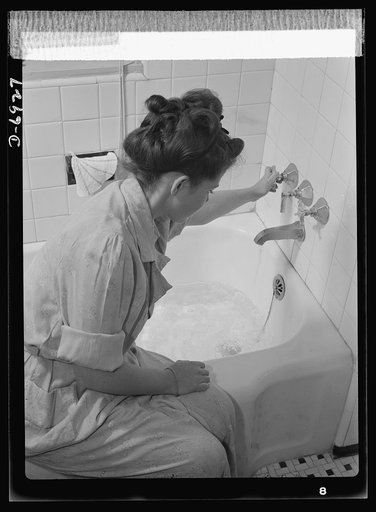 How to conserve household gas. When bathing, keep the bathwater down to a minimum. You'll be surprised how easy it is to bathe in three or four inches of water, an economy which is necessary this year to conserve the available gas supply