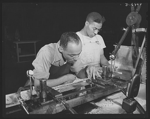 Production. B-25 bombers. Nuts and bolts are checked on a Magnaflux machine before they are used in the assembly of B-25 bombers in a Western aircraft plant. General Doolittle has called the ship the best military plane in existence. With plenty of speed, a 1700-mile cruising range and a ceiling of 