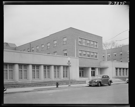 Government hotel for Negro women war workers. The 760,000 dollar Lucy D. Slowe Residence Hall, first government constructed hotel for Negro women workers in Washington, D.C. has been open for occupancy by the Defense Homes Corporation. The three-story brick building has 299 outside rooms and will ac