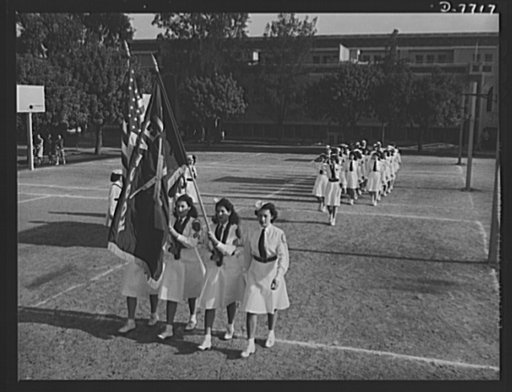 High school Victory Corps. In order to provide training in teamwork, mental and physical coordination and to give opportunites for development of leadership qualities, one of the objectives of the High School Victory Corps is voluntary military drill. These students at Roosevelt High School in Los A