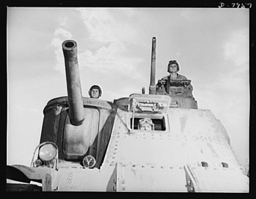 Fort Knox. M-3 tank crews. The crew of an M-3 tank at Fort Knox, Kentucky, learn all the ways of causing trouble for the Axis with a 75mm gun, a 37mm gun and four machine guns. The Fort Knox school for tank crews has graduated many men who are now ready to meet the enemy on our far-flung battle line