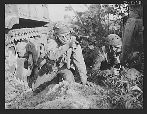 Fort Knox. M-3 tank crews. M-3 tank crew members, in training at Fort Knox, Kentucky, get intensive practice in meeting every situation that may arise on the battlefield. The Fort Knox school for tank crews has graduated many men who are now ready to meet the Axis on our far-flung battle lines and o