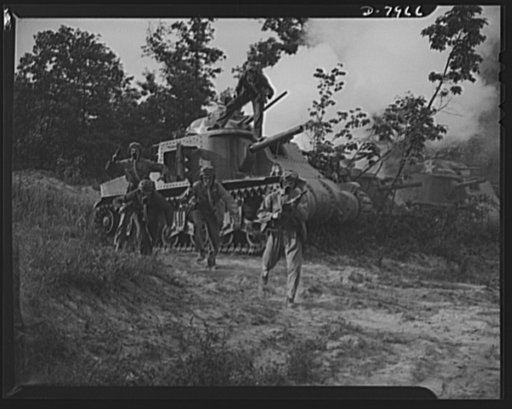 Fort Knox. M-3 tank crews. M-3 tank crew members, in training at Fort Knox, Kentucky, get intensive practice in meeting every situation that may arise on the battlefield. The Fort Knox school for tank crews has graduated many men who are now ready to meet the Axis on our far-flung battle lines and o