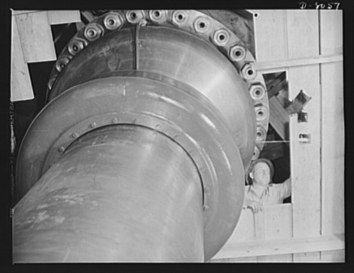 Tennessee Valley Authority. Watts Bar Dam hydroelectric plant. A coupling between a turbine and a generator shaft at TVA's hydroelectric plant at Watts Bar Dam on the Tennessee River. Located 530 miles above the mouth of the Tennessee River, the dam has an authorized power installation of 90,000 kil