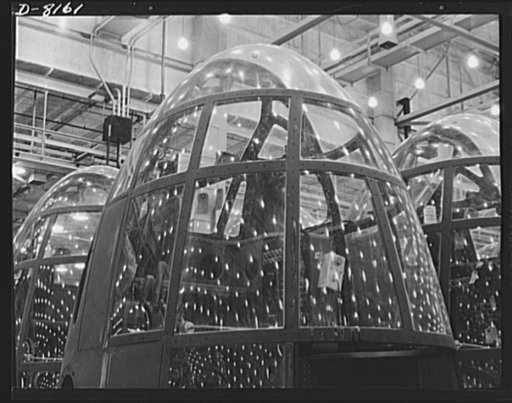 Production. A-20 attack bombers. Myriads of lights at the Long Beach, California, plant of Douglas Aircraft Company form pleasing star patterns in the shatterproof plexiglass windows of noses for A-20 attack bombers. The A-20 is used by the American Air Force and Royal Air Force (RAF) for hedge hopp