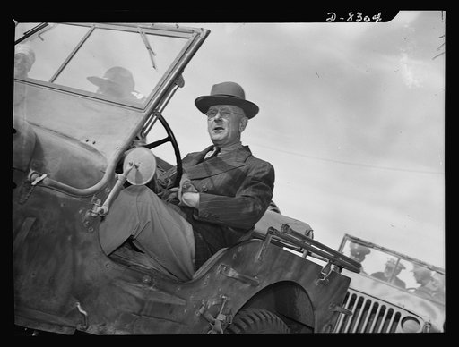 Cairo, Egypt. Visit of Admiral William H. Standley, U.S. Navy (retired), now Ambassador to Russia, to an ordnance repair depot in the Middle East
