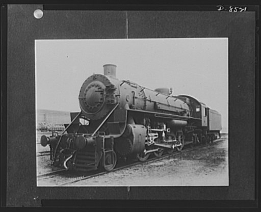 U.S. record production of lend-lease locomotive. America recently built for the British Ministry of Supply in the fastest time, a locomotive for the transportation of military supplies in the near east. The engine, incorporating many British features, was planned and produced in one day less than th