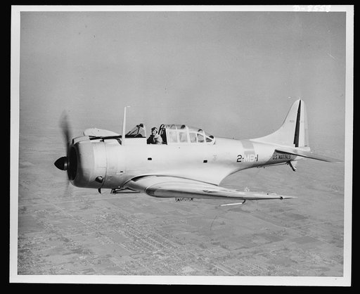 The Douglas A-24 (Dauntless) light dive bomber is the Army counterpart to the Navy SBD, with certain modifications to meet Army requirements. It was designed for dive-bombing operations against ground troops and installations. It is equipped with slotted diving flaps to decrease air speed and obtain