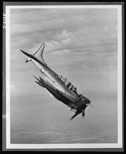 The Douglas A-24 (Dauntless) light dive bomber, is the Army counterpart of the Navy SBD, with certain modifications to meet Army requirements. It was designed for dive-bombing operations against ground troops and installations. It is equipped with slotted diving flaps to decrease air speed and obtai