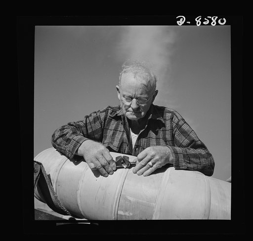Conversion. Rowing shells to life rafts. Plywood is made into life rafts instead of rowing shells since the plant employing this veteran craftsman converted to war production. The worker has converted his skills to war work, and is shown smoothing down a life raft for navy use