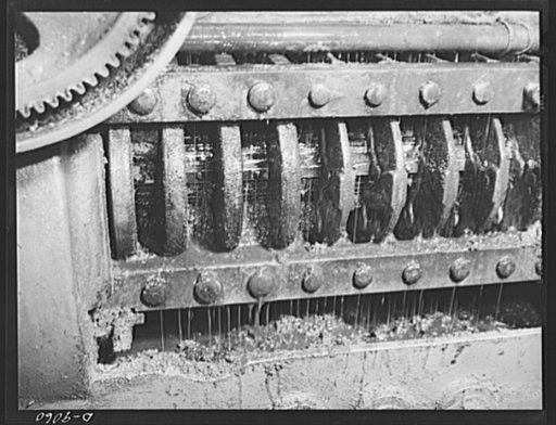 Conversion. Rendering of household fats. Valuable fats from waste household greases are recovered by a pressure process in an expeller at a rendering plant. These fats drain into a settling tank and are later drawn off into tallow storage tanks, from where they are conveyed to a soap plant for the m