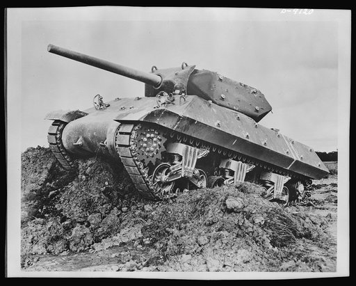 M-10 tank destroyer. The M-10 "tank destroyer" is one of the Army's most effective weapons for land combat. It is a speedy, maneuverable land cruiser with great firepower. Notice the sloped contour of the hull and turret to deflect enemy shells. This destroyer, known as the M-10, is being produced i