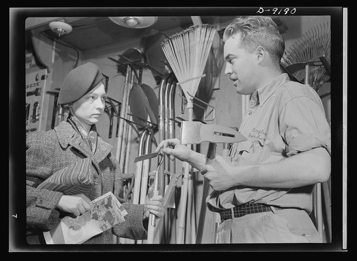 Victory Gardens--for family and country. Victory Gardeners will do well to consult reliable dealers when purchasing garden tools. A few all-purpose tools will be ample to cultivate the average garden