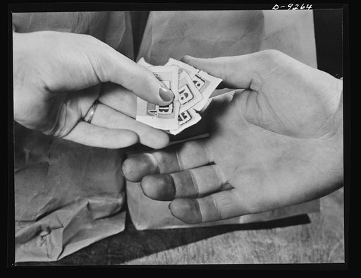 Handle the ration stamps with care. After the first two weeks, if you are a retailer, you need them to replace your own supplies of all these rationed foods