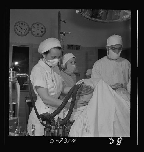 Nurse training. Student nurses may often assist doctors at operations, but a specially trained anaesthetist must give the anaesthetic
