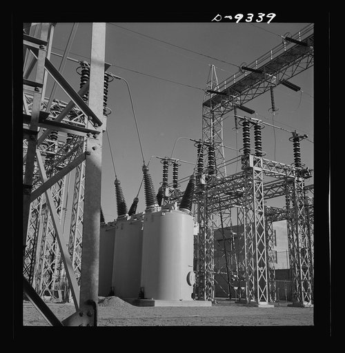 Production. Magnesium. A veritable forest of transmission towers and transformers distribute electrical power to the various units of Basic Magnesium's huge plant in the southern Nevada desert. Some units of this plant are now producing magnesium, lightest of all metals, for incendiary bombs, tracer